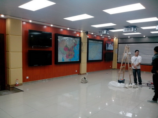 无线遥控地图滚动灯箱